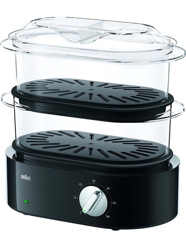 Braun FS 5100B Ατμομάγειρας με 2 Επίπεδα Μαγειρέματος 6.2lt Braun FS 5100B Ατμομάγειρας με 2 Επίπεδα Μαγειρέματος 6.2lt