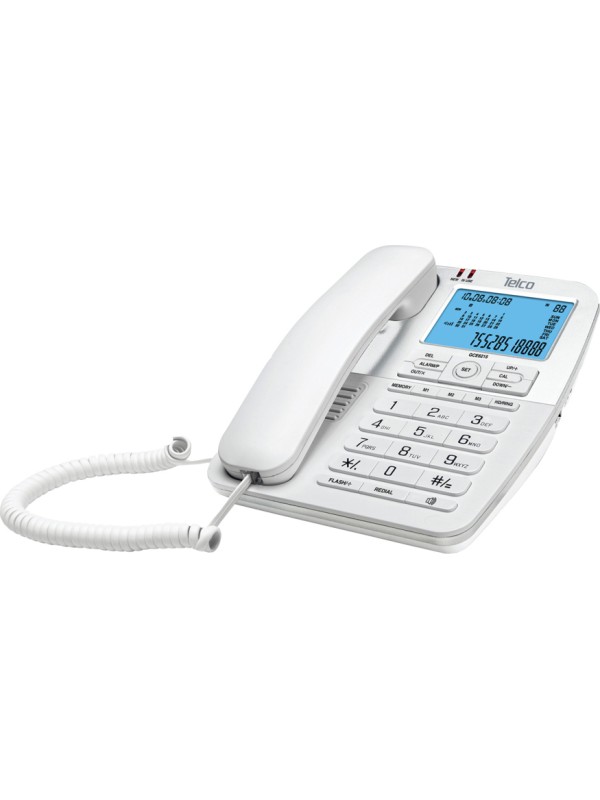 Telco 010042 Ενσύρματο Τηλέφωνο Γραφείου Λευκό