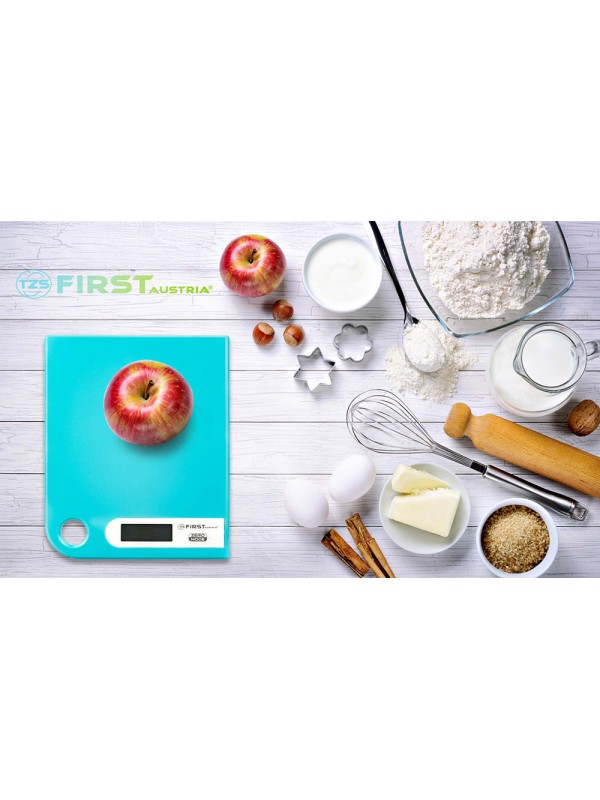  Ψηφιακή Ζυγαριά Κουζίνας First Austria FA-6401-1-BL 1gr/5kg Μπλε