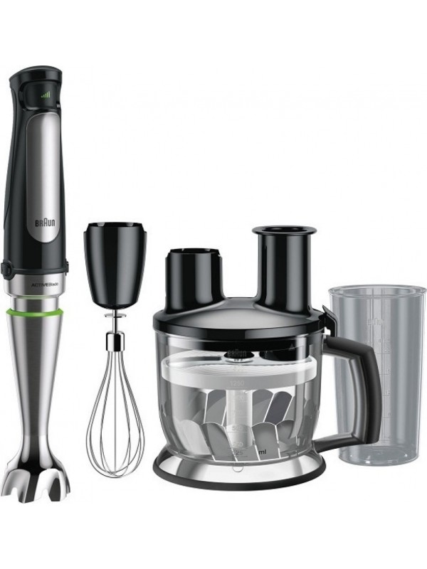 Braun MQ7075 X MultiQuick Ραβδομπλέντερ με Ανοξείδωτη Ράβδο 1000W Μαύρο