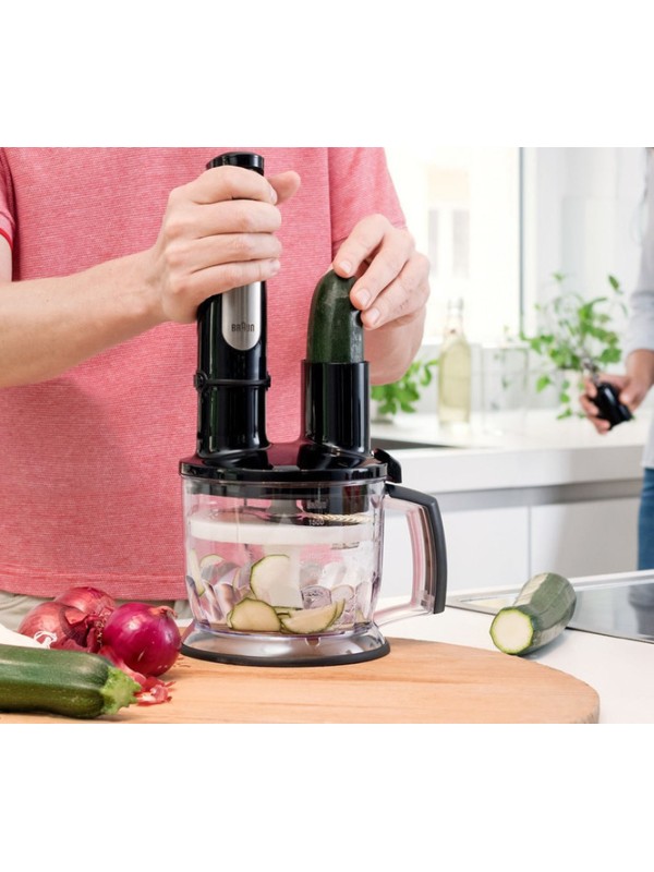 Braun MQ7075 X MultiQuick Ραβδομπλέντερ με Ανοξείδωτη Ράβδο 1000W Μαύρο