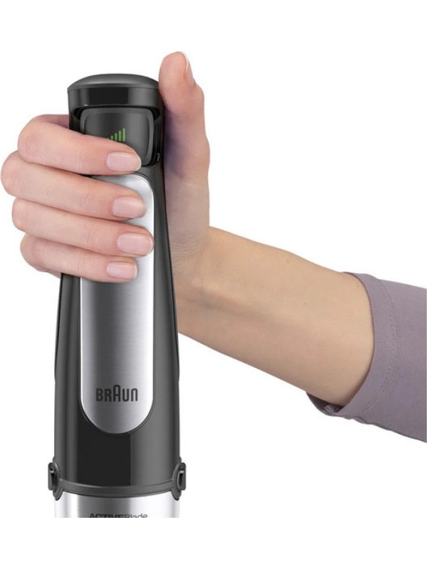 Braun MQ7075 X MultiQuick Ραβδομπλέντερ με Ανοξείδωτη Ράβδο 1000W Μαύρο