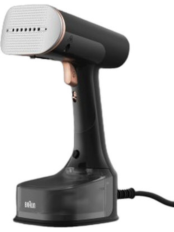 Braun GS7077BK Ατμοκαθαριστής Ρούχων Χειρός 1600W με Δοχείο 250ml Μαύρος