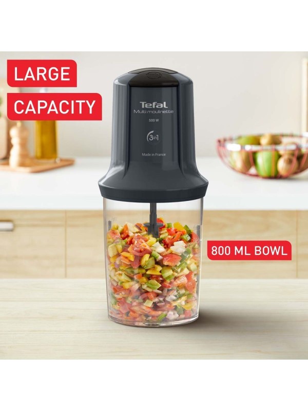Tefal MQ 718B Πολυκόπτης Multi 500W με Δοχείο 800ml Μαύρος Tefal MQ 718B Πολυκόπτης Multi 500W με Δοχείο 800ml Μαύρος