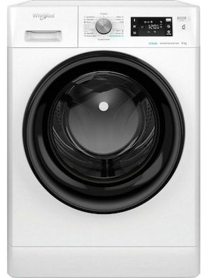 Whirlpool Πλυντήριο Ρούχων 8kg με Ατμό 1400 Στροφών FFB 8458 BV EE Whirlpool Πλυντήριο Ρούχων 8kg με Ατμό 1400 Στροφών FFB 8458 BV EE