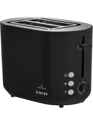 Singer TO-850 PBL Φρυγανιέρα 2 Θέσεων 850W Μαύρη