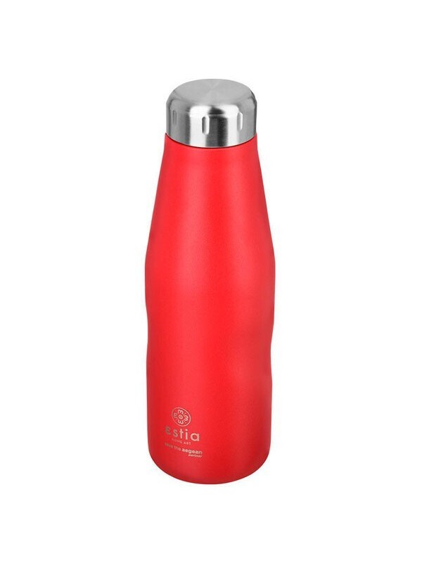 Estia Travel Flask Save the Aegean Μπουκάλι Θερμός Ανοξείδωτο BPA Free Scarlet Red 500ml 01-8543 Estia Travel Flask Save the Aegean Μπουκάλι Θερμός Ανοξείδωτο BPA Free Scarlet Red 500ml 01-8543