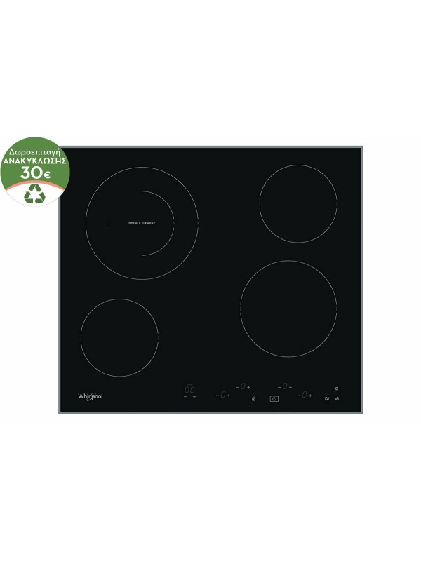 Whirlpool AKT 8601 IX Κεραμική Εστία Αυτόνομη με Λειτουργία Κλειδώματος 59x51εκ. Whirlpool AKT 8601 IX Κεραμική Εστία Αυτόνομη με Λειτουργία Κλειδώματος 59x51εκ.