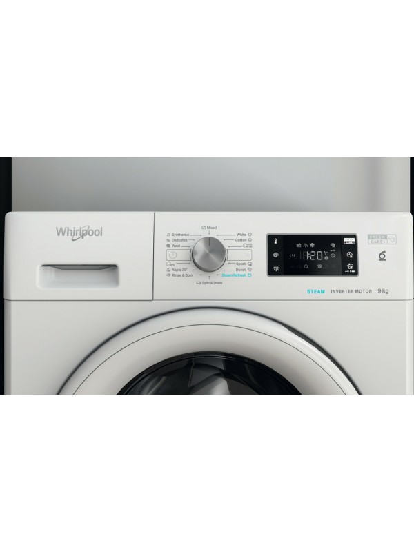 Whirlpool Πλυντήριο Ρούχων 9kg 1400 Στροφών FFB 9458 WV EE Whirlpool Πλυντήριο Ρούχων 9kg 1400 Στροφών FFB 9458 WV EE