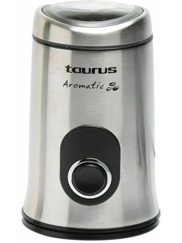Taurus Aromatic 150 Ηλεκτρικός Μύλος Καφέ 150W με Χωρητικότητα 50gr Ασημί