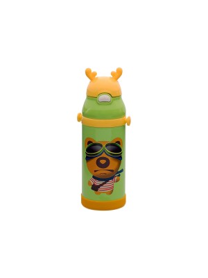 Estia Animals Παιδικό Παγούρι Θερμός Ανοξείδωτο Bear Green 350ml 01-10973 Estia Animals Παιδικό Παγούρι Θερμός Ανοξείδωτο Bear Green 350ml 01-10973