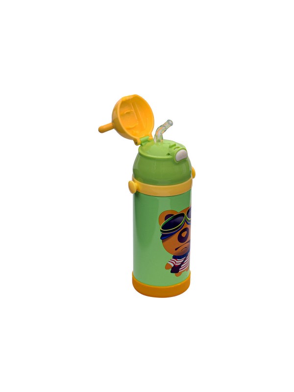 Estia Animals Παιδικό Παγούρι Θερμός Ανοξείδωτο Bear Green 350ml 01-10973 Estia Animals Παιδικό Παγούρι Θερμός Ανοξείδωτο Bear Green 350ml 01-10973