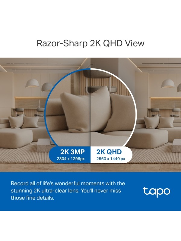 TP-LINK Tapo C220 v1 IP Κάμερα Παρακολούθησης Wi-Fi Full HD+ 4MP με Αμφίδρομη Επικοινωνία TP-LINK Tapo C220 v1 IP Κάμερα Παρακολούθησης Wi-Fi Full HD+ 4MP με Αμφίδρομη Επικοινωνία