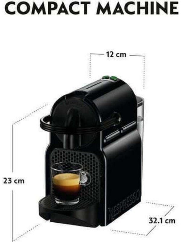 Delonghi Inissia EN80.B Καφετιέρα Espresso για Kάψουλες Nespresso 19bar Delonghi Inissia EN80.B Καφετιέρα Espresso για Kάψουλες Nespresso 19bar