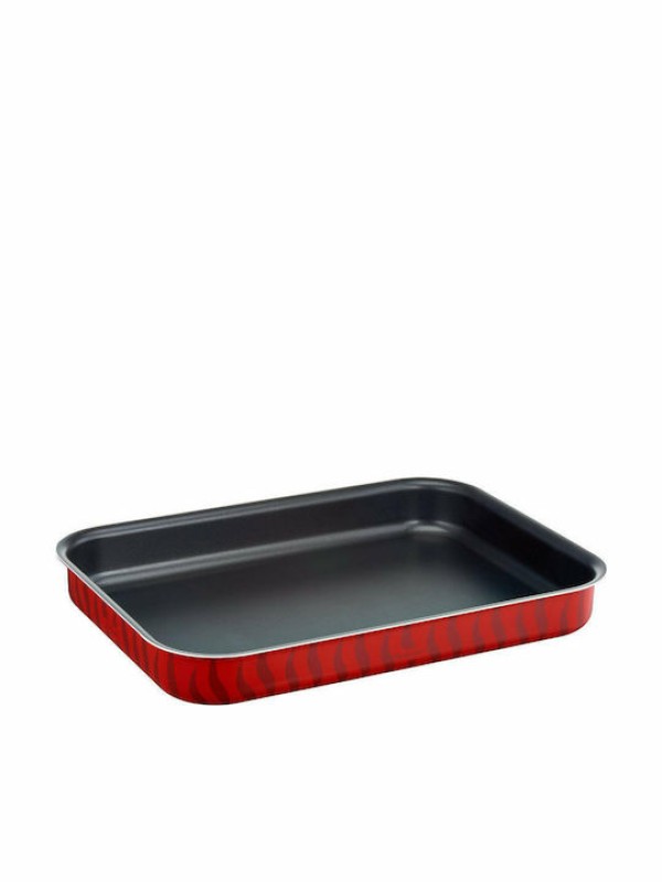 Tefal Coral Flame Ταψί Ορθογώνιο Αλουμινίου με Αντικολλητική Επίστρωση 37x27cm Tefal Coral Flame Ταψί Ορθογώνιο Αλουμινίου με Αντικολλητική Επίστρωση 37x27cm