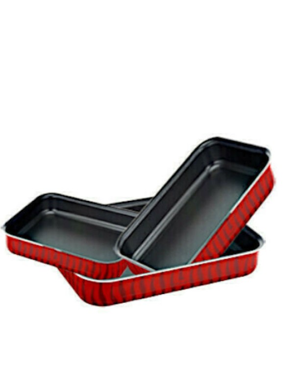 Tefal Coral Flame Ταψί Ορθογώνιο Αλουμινίου με Αντικολλητική Επίστρωση 37x27cm Tefal Coral Flame Ταψί Ορθογώνιο Αλουμινίου με Αντικολλητική Επίστρωση 37x27cm