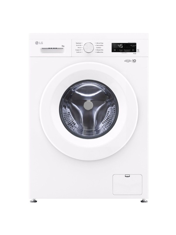 LG Πλυντήριο Ρούχων 9kg με Ατμό 1400 Στροφών F4X1009NWH LG Πλυντήριο Ρούχων 9kg με Ατμό 1400 Στροφών F4X1009NWH