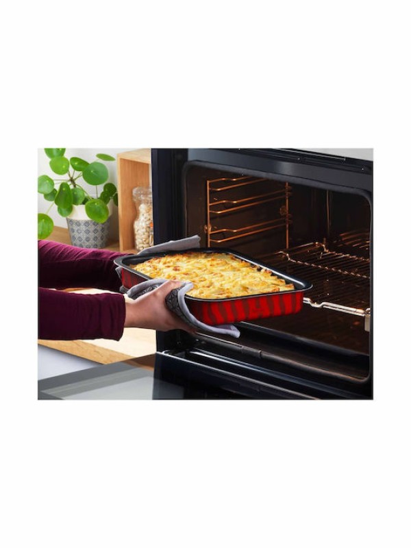 Tefal T-Flam Ταψί Ορθογώνιο Αλουμινίου με Αντικολλητική Επίστρωση 31x24cm