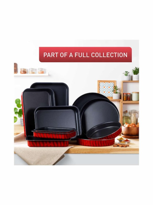 Tefal T-Flam Ταψί Ορθογώνιο Αλουμινίου με Αντικολλητική Επίστρωση 31x24cm