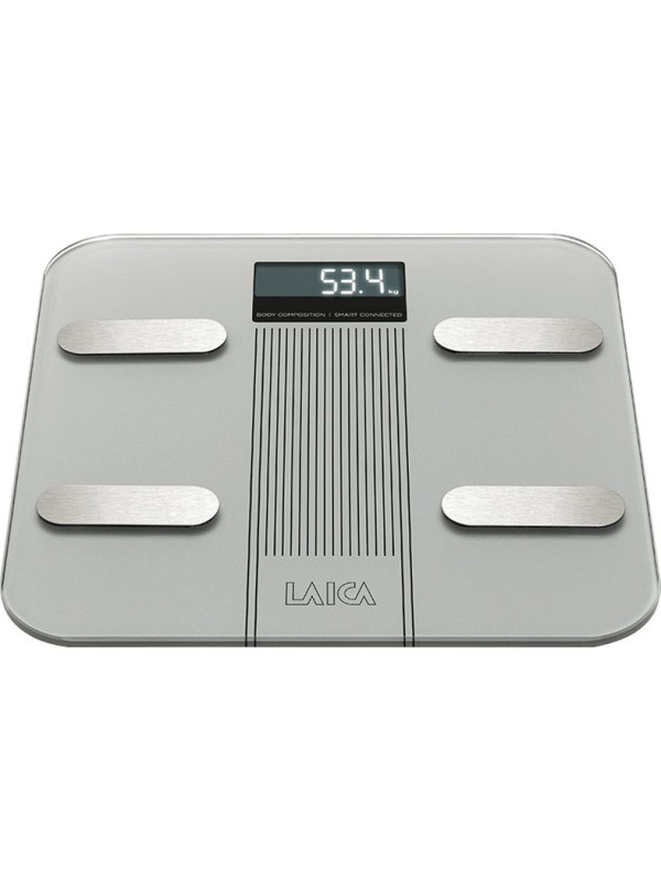 Laica PS 7005 Smart Ζυγαριά με Λιπομετρητή & Bluetooth σε Ασημί χρώμα Laica PS 7005 Smart Ζυγαριά με Λιπομετρητή & Bluetooth σε Ασημί χρώμα