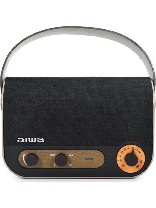 Aiwa RBTU-600 Φορητό Ραδιόφωνο Επαναφορτιζόμενο με Bluetooth και USB Μαύρο Aiwa RBTU-600 Φορητό Ραδιόφωνο Επαναφορτιζόμενο με Bluetooth και USB Μαύρο