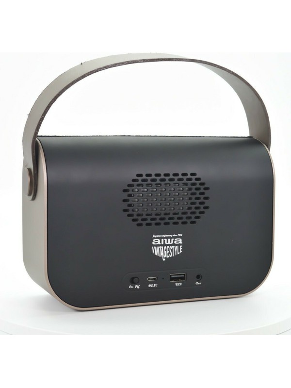 Aiwa RBTU-600 Φορητό Ραδιόφωνο Επαναφορτιζόμενο με Bluetooth και USB Μαύρο Aiwa RBTU-600 Φορητό Ραδιόφωνο Επαναφορτιζόμενο με Bluetooth και USB Μαύρο