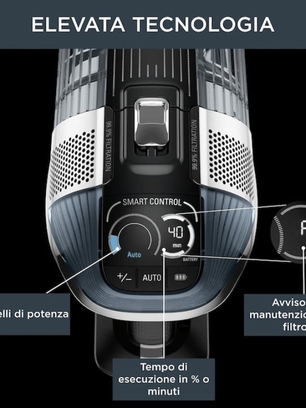 Rowenta X-Force Flex 14.60 RH99A9W Επαναφορτιζόμενη Σκούπα Stick & Χειρός 32.4V Μπλε Rowenta X-Force Flex 14.60 RH99A9W Επαναφορτιζόμενη Σκούπα Stick & Χειρός 32.4V Μπλε