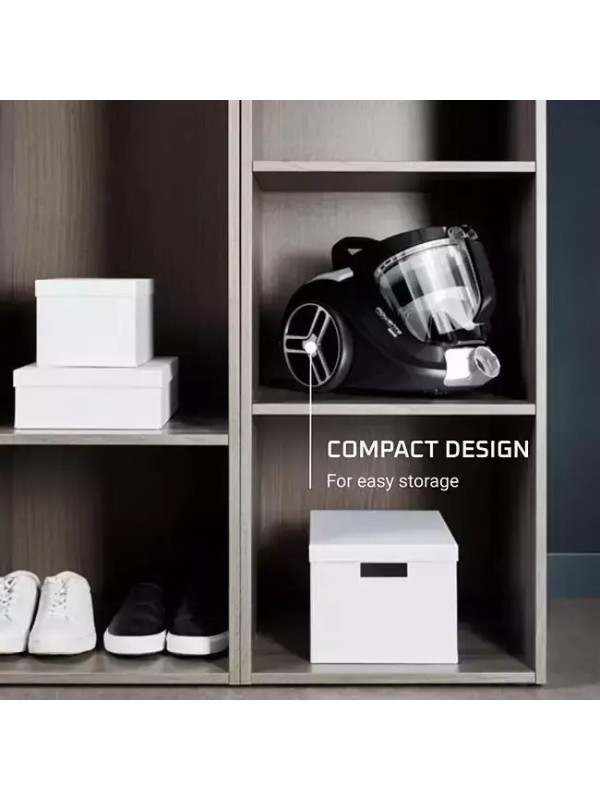 Rowenta RO4B25 Compact Power Xxl Ηλεκτρική Σκούπα 900W με Κάδο 2.5lt Μαύρη Rowenta RO4B25 Compact Power Xxl Ηλεκτρική Σκούπα 900W με Κάδο 2.5lt Μαύρη