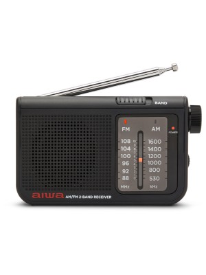 Aiwa RS-55 Ραδιοφωνάκι Μπαταρίας Μαύρο Aiwa RS-55 Ραδιοφωνάκι Μπαταρίας Μαύρο