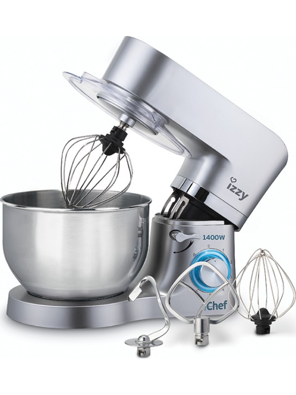 Izzy S1503 Super Chef Κουζινομηχανή 1400W με Ανοξείδωτο Κάδο 6lt Izzy S1503 Super Chef Κουζινομηχανή 1400W με Ανοξείδωτο Κάδο 6lt