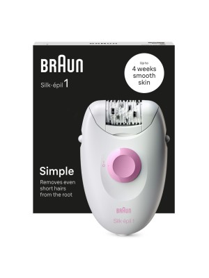 Braun Silk Epil 1 Αποτριχωτική Μηχανή Epilator SE1-000 Braun Silk Epil 1 Αποτριχωτική Μηχανή Epilator SE1-000