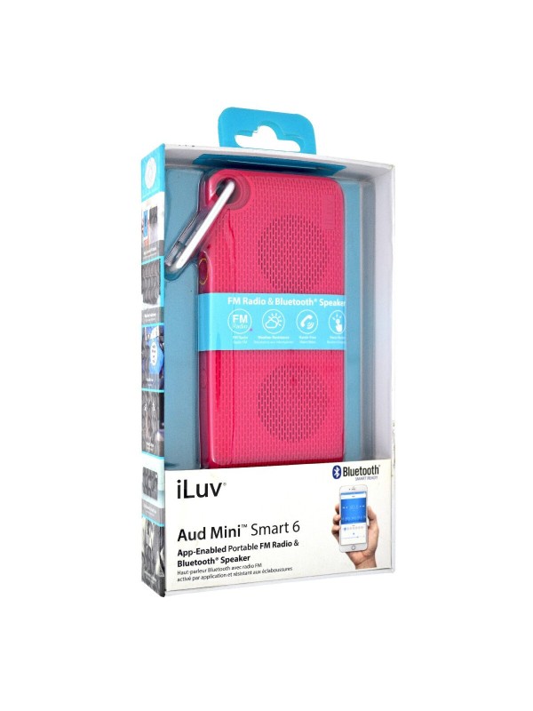 iLuv Aud Mini Smart 6 Ηχείο Bluetooth 1W Ροζ iLuv Aud Mini Smart 6 Ηχείο Bluetooth 1W Ροζ