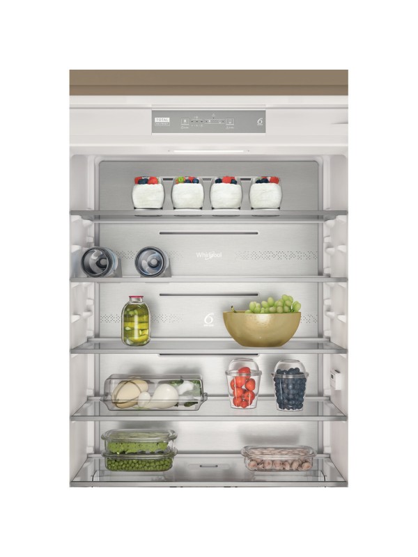 Whirlpool WH SP70 T122 Εντοιχιζόμενος Ψυγειοκαταψύκτης 394lt Total NoFrost Υ193.5xΠ69xΒ55.1εκ. Λευκός