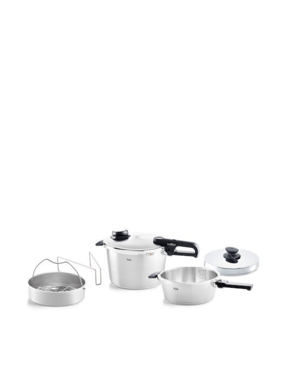 Fissler Vitavit Premium Χύτρες Ταχύτητας Set Quattro 8lt και 4lt Fissler Vitavit Premium Χύτρες Ταχύτητας Set Quattro 8lt και 4lt