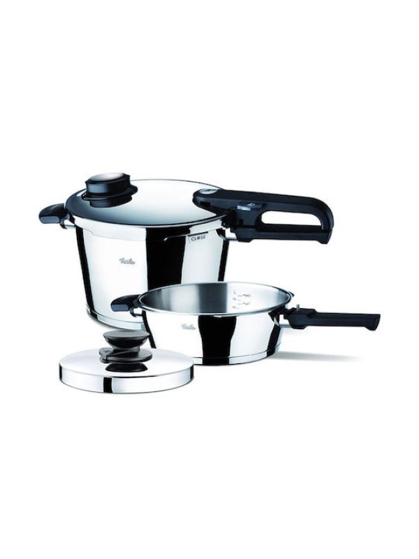 Fissler Vitavit Premium Χύτρες Ταχύτητας Set Quattro 8lt και 4lt Fissler Vitavit Premium Χύτρες Ταχύτητας Set Quattro 8lt και 4lt