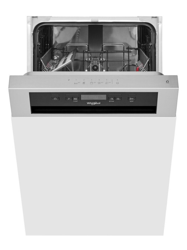 Whirlpool WSBC3M27X Εντοιχιζόμενο Πλυντήριο Πιάτων για 10 Σερβίτσια Π45xY82εκ. Inox
