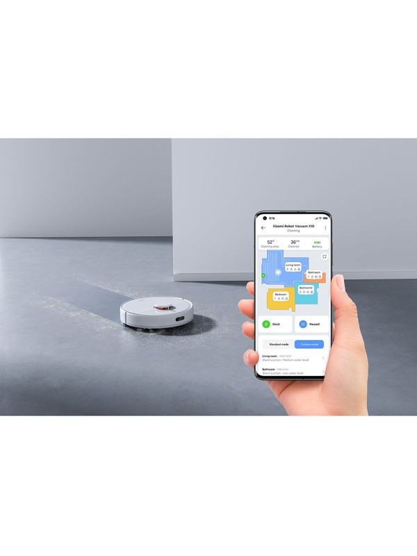 Xiaomi Mi Robot X10 Σκούπα Ρομπότ για Σκούπισμα & Σφουγγάρισμα με Χαρτογράφηση και Wi-Fi Λευκή Xiaomi Mi Robot X10 Σκούπα Ρομπότ για Σκούπισμα & Σφουγγάρισμα με Χαρτογράφηση και Wi-Fi Λευκή
