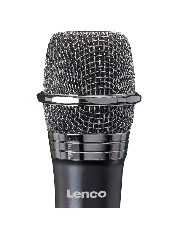 Lenco MCW-011BK Ασύρματο Δυναμικό Μικρόφωνο Χειρός για Φωνητικά