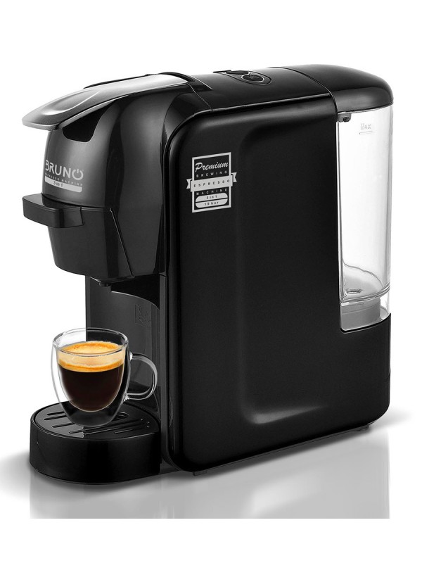  Bruno 3 σε 1 Multi Capsule Πίεσης 19bar Μαύρη BRN-0124