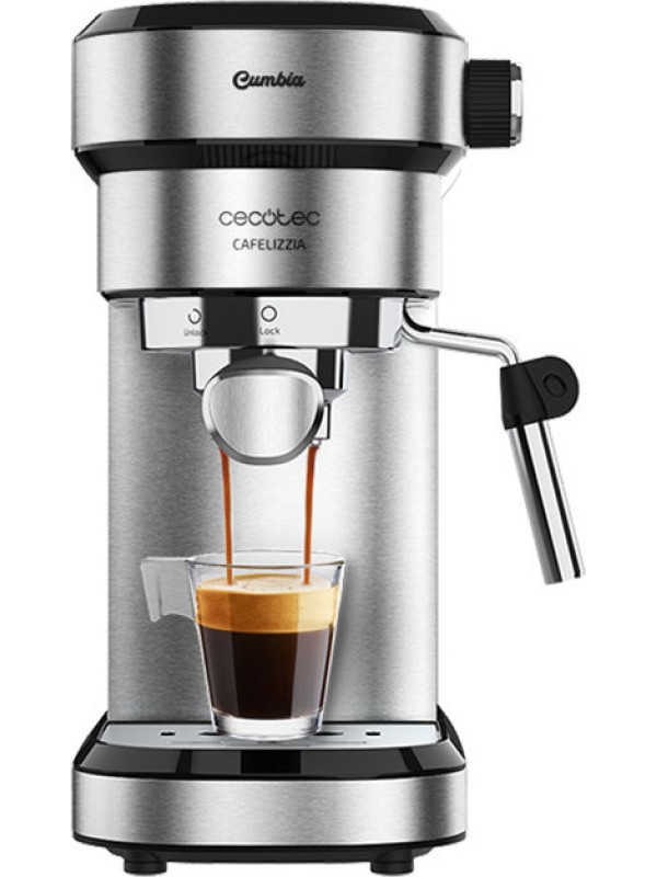  Cecotec Cafelizzia 790 Μηχανή Espresso 1350W Πίεσης 20bar Ασημί 01582