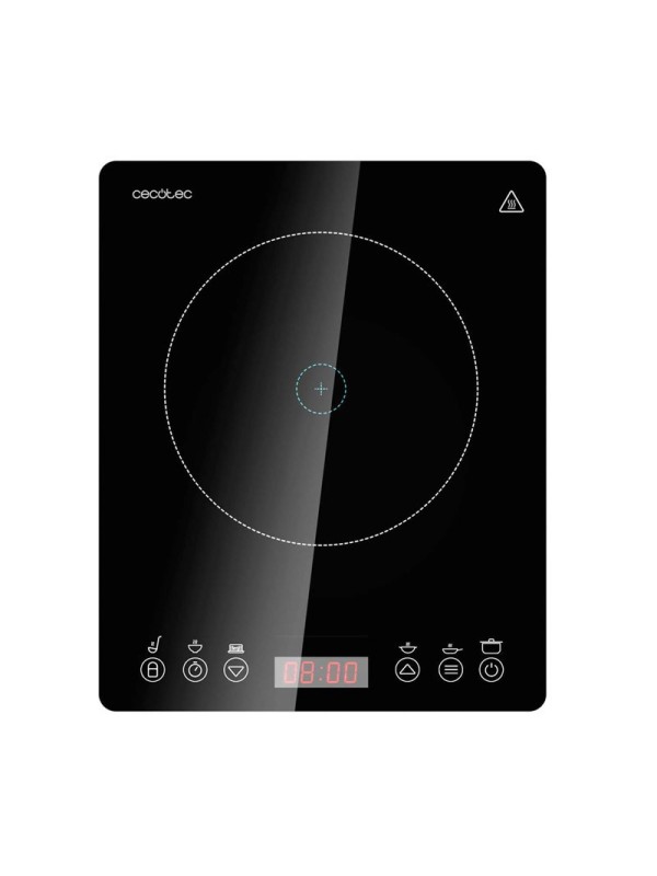 Cecotec Full Magma Slim Επιτραπέζια Εστία Επαγωγική Μονή Μαύρη 02559