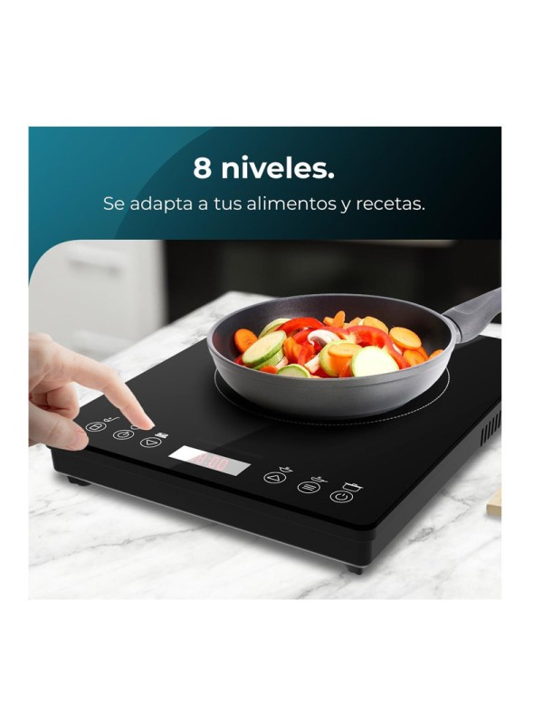 Cecotec Full Magma Slim Επιτραπέζια Εστία Επαγωγική Μονή Μαύρη 02559