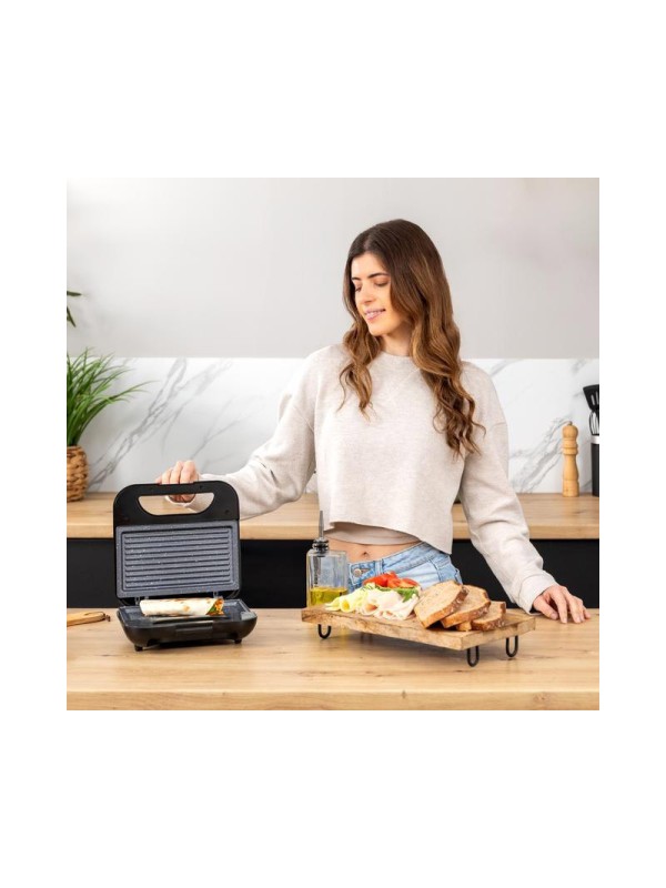  Cecotec Rock'ntoast Τοστιέρα για 2 Τοστ 800W Inox 02958