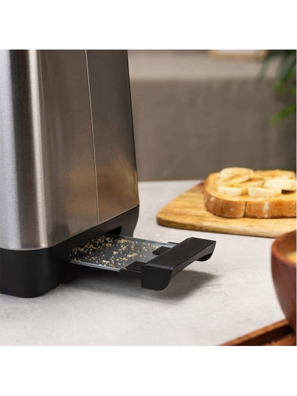  Cecotec BigToast Extra Double Φρυγανιέρα 2 Θέσεων 1000W Inox 03084
