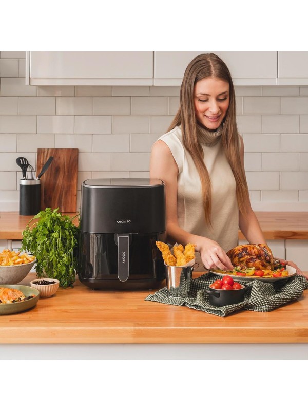  Cecotec Cecofry Fantastik 5500 Air Fryer 5.5lt Μαύρο 03297