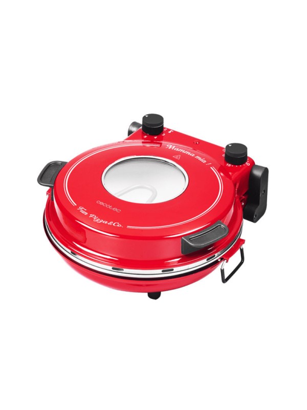  Cecotec Fun Pizza & Co Mamma Mia Παρασκευαστής Πίτσας 1200W Κόκκινος 