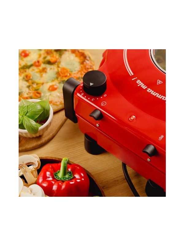  Cecotec Fun Pizza & Co Mamma Mia Παρασκευαστής Πίτσας 1200W Κόκκινος 
