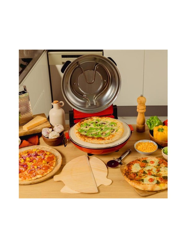  Cecotec Fun Pizza & Co Mamma Mia Παρασκευαστής Πίτσας 1200W Κόκκινος 