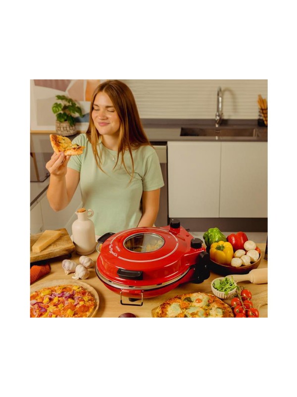  Cecotec Fun Pizza & Co Mamma Mia Παρασκευαστής Πίτσας 1200W Κόκκινος 