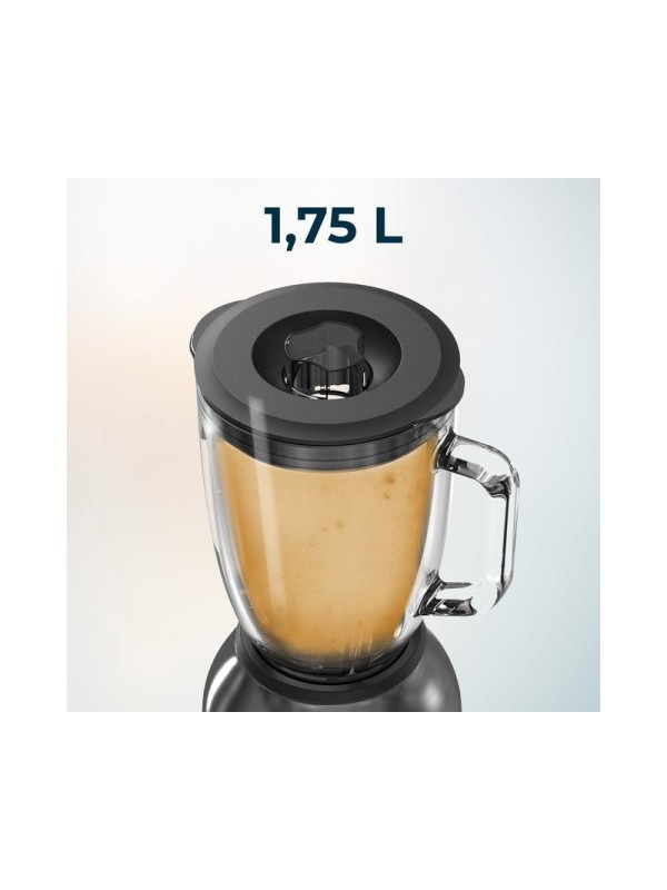  Cecotec Power Black Titanium 2200MAX Μπλέντερ με Γυάλινη Κανάτα 1.75 lt 2200W Μαύρο 04393